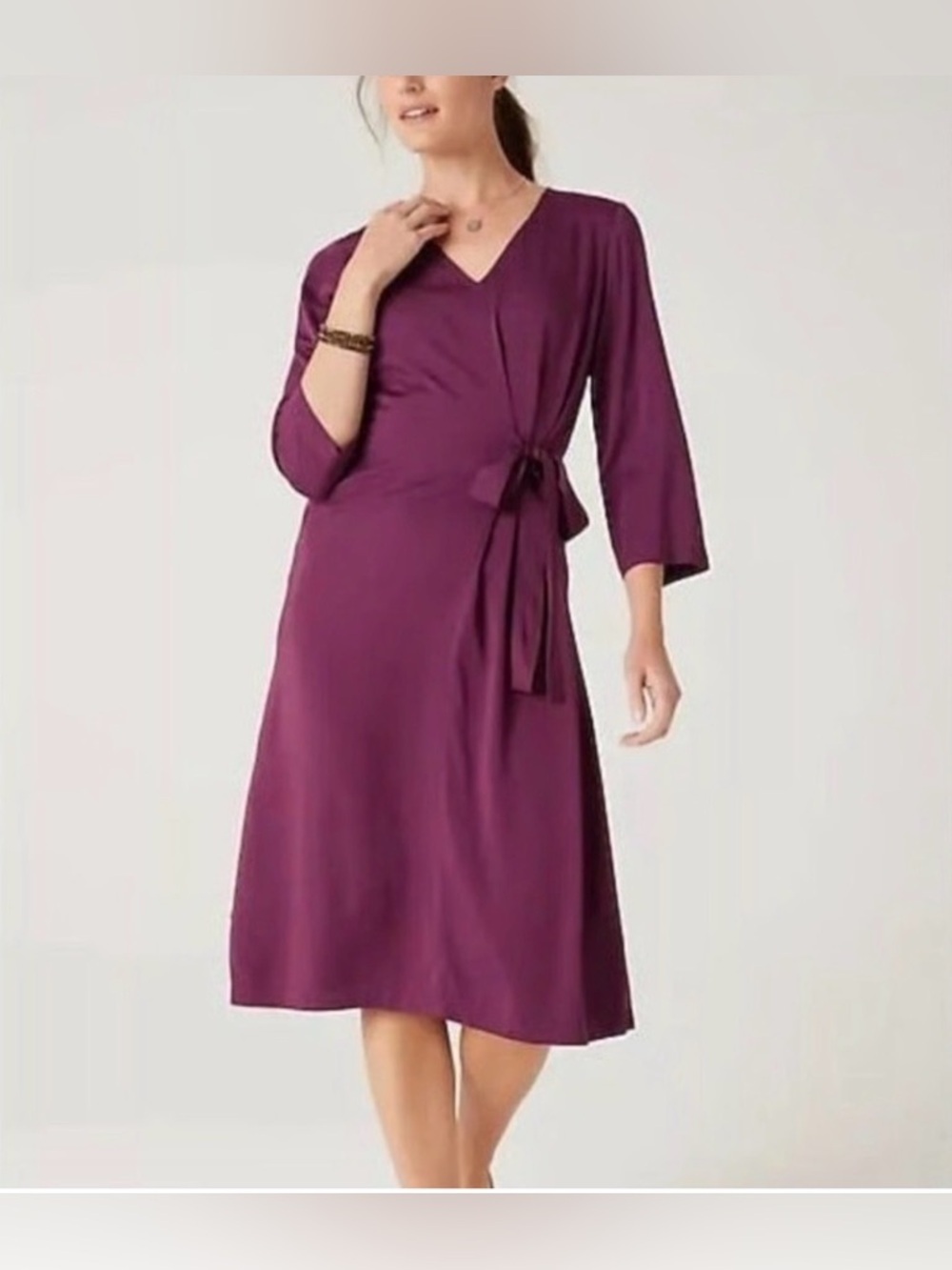 J Jill “Pure Jill” Wildberry Wrap Dress - Size M - NWT